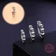 ZS 1 PC Skull Navel Piercing 925 Sterling Silver Reverse Curved Belly Button Rings for Men Punk Rock