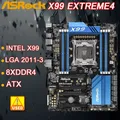 X99 Motherboard asrock x99 extreme4 Motherboard lga 66101-3 4 xddr4 2011 GB USB 3.0 sata3 m.2 für