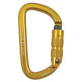 STERLING ROPE HWHAWKAL Carabiner, Auto-Lock, Aluminum, Gold