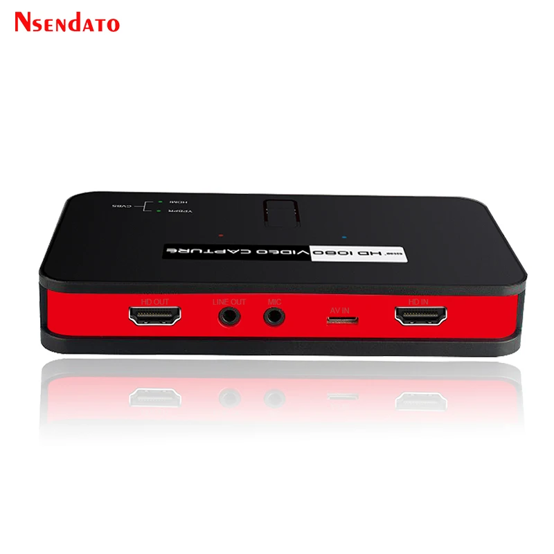 Ezcap 284 HDMI Spiel Video Capture 1080P HDMI AV/Ypbpr Video Capture Card Recorder Box in USB Disk SD Karte Für Xbox360/Eine PS4 Image