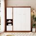 Multifunctional Design Full Size Murphy Bed with Storage Drawers