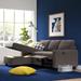 Serta Palisades Reclining Sectional Sofa with Storage Chaise, Small Couch with Built-In Storage