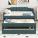 Multifunctional Design Twin Size Daybed with Twin Size Adjustable Trundle