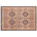 Boho Chic Ziegler Viviana Blue Beige Hand-knotted Wool Rug - 5'0" x 7'0"