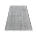 Shahbanu Rugs Spanish Gray, Hand Loomed, Wool, Tone on Tone Design, Sample Oriental Rug (2'x3') - 2' x 3'