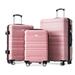 3-pcs Luggage Sets New Model Expandable ABS Hardshell Luggage Lightweight Durable Suitcase Sets Spinner Suitcase with TSA Lock