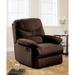 Microfiber Fabric Power Motion Recliner Chair with Motion Reclining Mechanism Function, Pillow Top