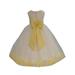 Ekidsbridal Wedding Pageant Rose Petals Ivory Tulle Flower Girl Dress Junior Bridesmaid Summer Easter Communion 302T 6