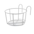 Hanging iron rail pot hanging rack flower garden fence hanging pot rack