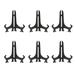 3 Inch Black Easels Or Stand Plate Holders To Display Pictures Or Other Items At Weddings Home Decoration Birthdays Tables (6 Pack)