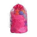 Large Mesh Beach Bag Tote Durable Sand Drawstring Beach Backpack Swim And Pool Toys Balls Storage Bags Packs Stay From Sand And Water Toy Not Included