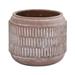 Silk Plant Nearly Natural 8 Boho Chic Ceramic Embossed Planter