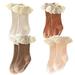Baby tassel socks newborn pleated stockings young children tights spring and autumn lace lace baby socks