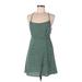 Shein Casual Dress - Mini: Green Tortoise Dresses - Women's Size Medium