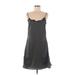 Banana Republic Casual Dress - Slip dress: Gray Dresses - Women's Size 6