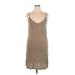 Soft Surroundings Casual Dress - Slip dress: Tan Dresses - Women's Size X-Large Petite