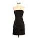 BCBGMAXAZRIA Casual Dress - Mini: Black Dresses - Women's Size 2