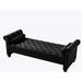 Rosdorf Park Kempez Flannel Upholstered Bench Upholstered, Rubber in Black | 27.2 H x 82.3 W x 31.9 D in | Wayfair 2608B993FE4241E592DE9190CE41B94D