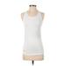 Athleta Active Tank Top: White Activewear - Women's Size X-Small