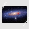 You Are Here: Milky Way Map Space Map Galaxy Map Metal Plaque Poster Pub Garage Decoration Wall