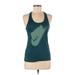 Nike Active Tank Top: Teal Activewear - Women's Size Medium