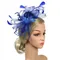 Diadema da sposa Fascinators da donna Clip Fasshion Feather Hair Pins copricapo festa di nozze accessorio da donna copricapo da donna