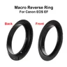 Macro Reverse For Canon EOS EF mount Macro Reverse Adapter Ring Macro Reverse Ring for 49/ 52 /55