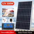 Kit pannello solare 300W 12V con Controller 10A-100A porta USB caricabatteria solare portatile