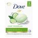 Dove Skin Care Beauty Bar For Softer Skin Cucumber And Green Tea More Moisturizing Than Bar Soap 3.75 Oz 8 Bars