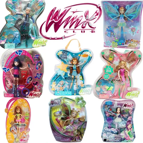 Original seltene Winx Puppe Limited Edition Mode Fee Regenbogen Welt von Winx Anime Action figuren