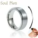 6/8mm Titanium Tungsten Spinner Rings for Men Women Wedding Band Half Size Nickel Free Fidget