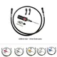 Motorcycle Universal 1200MM Brake Hose Oil Pipe M10 Hydraulic Clutch Master Cylinder Pump System Rod