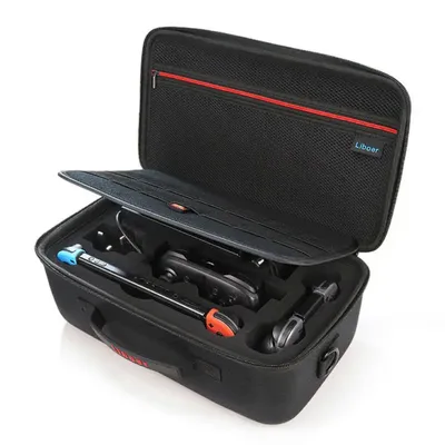 Tasche für Nintendo Switch, tragbare Reise-Schutzhülle, Hartschalen-Tragetasche, weiches Futter, Image