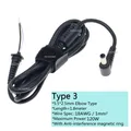 DC 5.5 x 2.5 / 5.5 * 2.5 Connettore di alimentazione con cavo / cavo per adattatore per laptop Toshiba Asus Lenovo 1,2 m