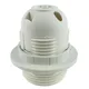 White Black 4A Full Tooth Screw E27 Lamp Holder Energy Save Chandelier Led Bulb Head Socket Fitting