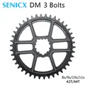 SENICX Road Bike Chainring 42T 44T Chain Wheel SIngle Disc Bicycle Crown for 9/10/11/12 Speed