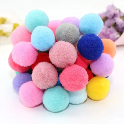 40mm/8pcs großer Pompon weiche flauschige Pompons mischen Farbe Pom Pom Pelz kugeln DIY Pompon