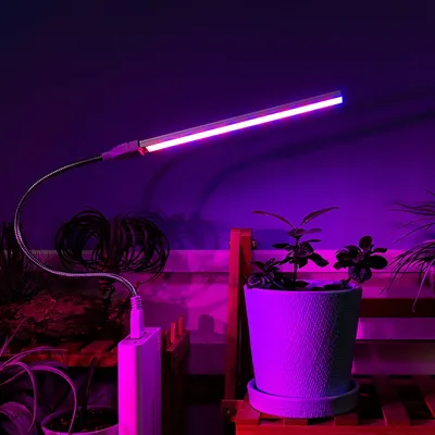 DC5V USB Full Spectrum Grow Light 3W 14LEDs 5W 27LEDs Flexible Plant Grow Lamp Red Blue USB Phyto Lights For Indoor Flower Plant