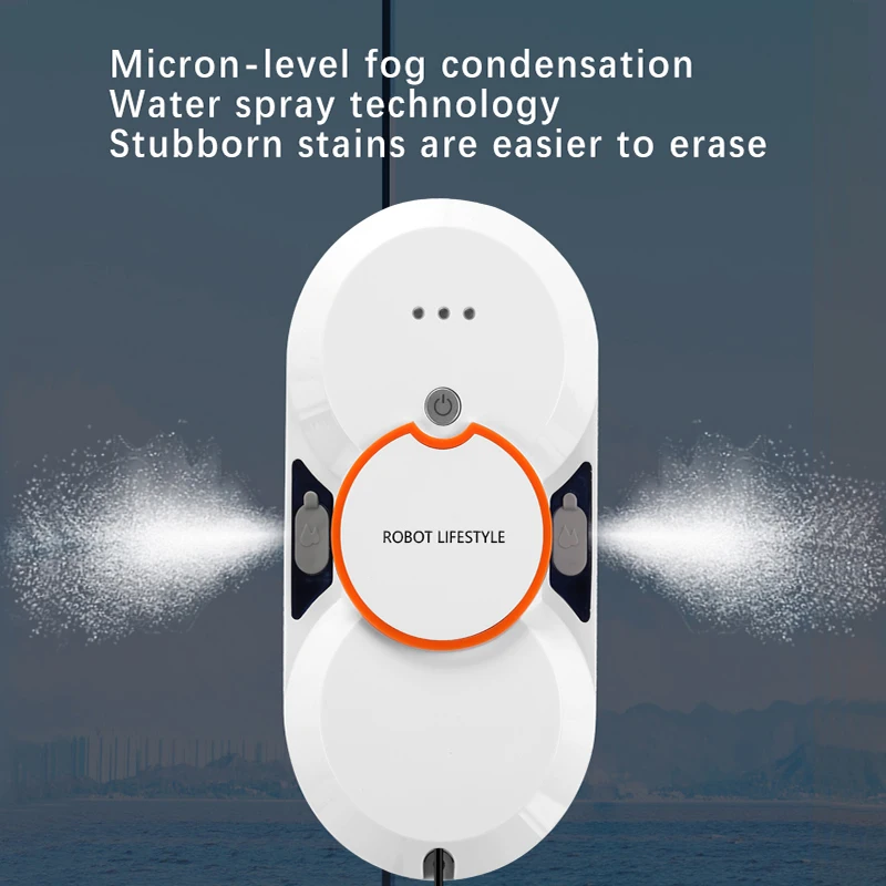 Robot Lifestyle Automatischer Fensterputzroboter mit zwei Sprühgeräten, Reinigungsgläser, Smart Home Appliance Image