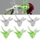 10-100PCS 36x36mm 4-Claw Dragonfly Clips Garden Plants Orchid Clamps for Fixing Climbing Vine Flower