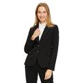 Betty & Co Damen Klassischer Blazer mit Taschen Schwarz,38