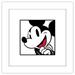 Gallery Pops Disney Mickey Mouse - Mickey Expressions - Smiling Wall Art White Framed Version 12 x 12