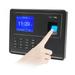 Biometric Time Attendance Machine: Fingerprint & Password Reader - Employee Check-in Time Clock Recorder - 2.8 Inch TFT Screen - Multi-language Support - USB Disk Data Download - Enhance Workforce Man