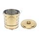 Stainless Steel Burning Paper Bucket Barrel Fire Pit Outdoor Griddle Grill Incinerator