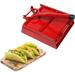 Iron Tortilla Press Heavy Duty Burrito Maker Tortilladora (8 X 8 Inches Red)