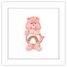 Gallery Pops Care Bears - Heritage Cheer Bear Wall Art White Framed Version 12 x 12