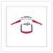 Gallery Pops NHL - Washington Capitals -Road Uniform Front Wall Art White Framed Version 12 x 12
