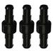 3 Pk Black Hose Swivel D21 For Polaris 3900 Sport 280 F5B Tr35P Pool Cleaners