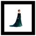 Gallery Pops Disney Frozen II - Queen Anna Coronation Gown Wall Art Black Framed Version 12 x 12