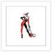 Gallery Pops DC Comics Harley Quinn - Classic Harley With Hammer Wall Art White Framed Version 12 x 12